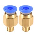 thumbnail image 5 of Conector de tubo M6 Uxcell para fijaciones de impresora 3D, para tubo de 4mm y filamento de 1.75mm 2PCS, 5 of 5