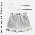 thumbnail image 3 of FORMRS Boys Swim Trunks Quick Dry Mesh Liner Boardshorts Sizes XS-XL, Nautical Pattern, 3 of 7