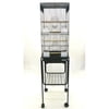 YML Tall Square 4 Perch Bird Cage with Stand