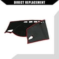 thumbnail image 4 of Cubierta del tablero Unique Bargains para Audi Q3 2012-2018, alfombrilla de consola central, cubierta del tablero antideslizante de poliéster negro y rojo, 1 Pcs, 4 of 7