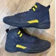 thumbnail image 2 of Size 10.5 - A i r-Jor-dan 12 Retro “Michigan” 2018 SKU BQ3180407, 2 of 6