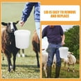 thumbnail image 5 of Raindrops 6Pcs Small Plastic Bucket For Car Cleaning And Water Storage 12.0X11.7X11.7In, 5 of 8