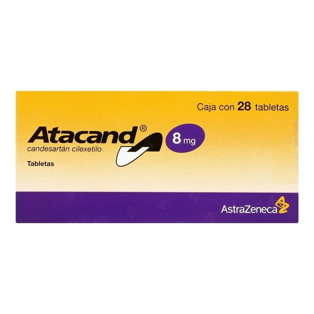 Atacand Candesartán Cilexetilo 8 mg 28 tabletas