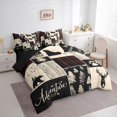 thumbnail image 2 of Feelyou Bear Wildlife Twin Bedding Sets 7pcs, Pine Tree Bedding Comforter Set, 2 of 7