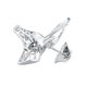 thumbnail image 4 of Broche de pin de cuello Fernando Ciervo Navidad Plata para Mujer, 4 of 8