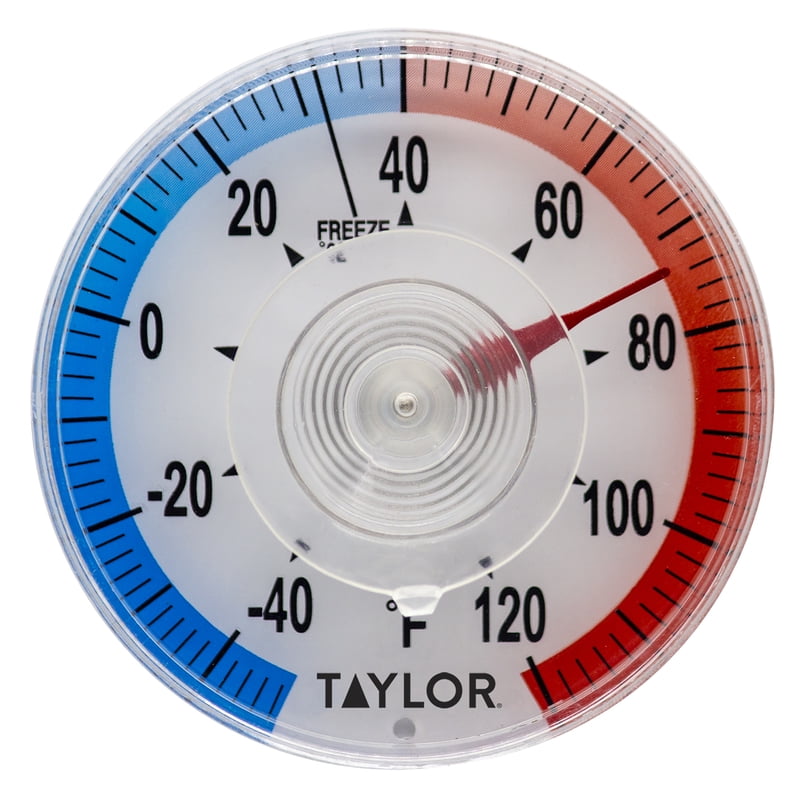 5643 Acrylic Digital Temperature Gauge Window Thermometer Transparent Household 