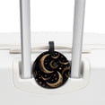 thumbnail image 3 of New Moon Symbol 2pcs PU Leather Round Bag Tags Suitcase Handbag Tags with Privacy Cover and Name ID Tag for Travel Luggage, Handbags, Backpacks, School Bags, 3 of 6