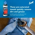 thumbnail image 2 of Scott Shop Blue Wet Towels - 4 Pack, 2 of 5