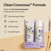Honest Company 2-in-1 Cleansing Shampoo Body Wash and Face Body Lotion Bundle Disney Design Gentle Enough for Baby Dermatologist Tested