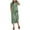 01 Green, variant on Two Piece Sets for Women Summer Vacation Travel Outfits Cotton Linen Casual Short Sleeve Pullover Tops and Wide Leg Pants Tracksuit Matching Pajama Sets Loungewear Sweatsuit