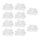 thumbnail image 1 of Mylars circulares de plástico, 200 piezas, suministros para hacer insignias, botones y películas transparentes, diseñados para profesionales, 1 of 14