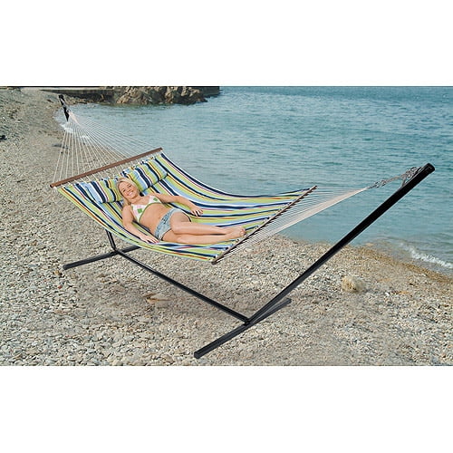 Stansport Double Cotton Hammock with Stand by Stansport