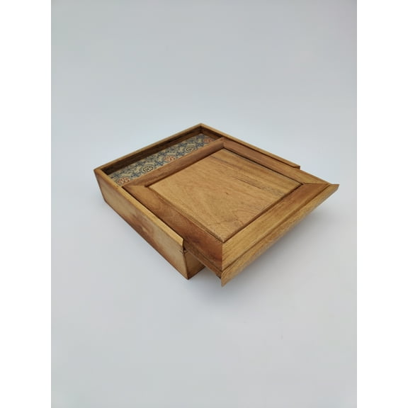 Wood Storage Box - Living Home｜Desk Decor｜Storage｜Natural