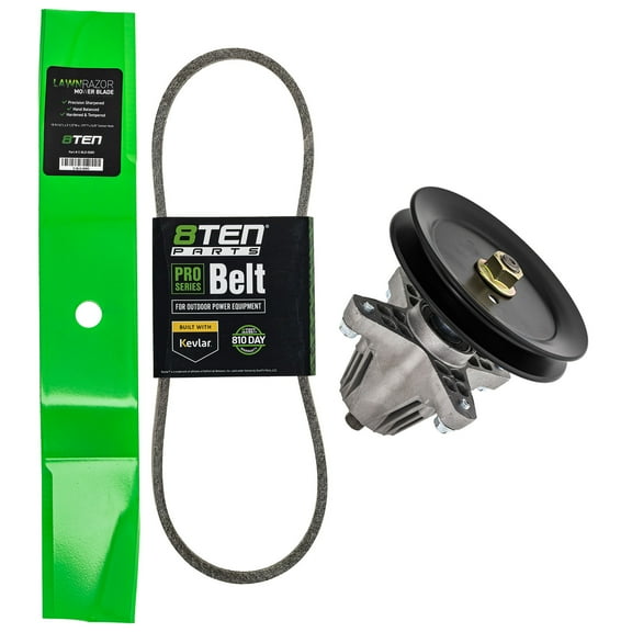 8TEN Deck Blade Spindle Belt Kit for Cub Cadet CC30 Troy Bilt TB30R 942-04385 MK1009564