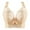 Beige, variant on WREESH Push-Up Bra Full-Figure Bra Women Comfortable Breast Casual Bra Underwear Elegant Lace Large Size Bra Underwear Black