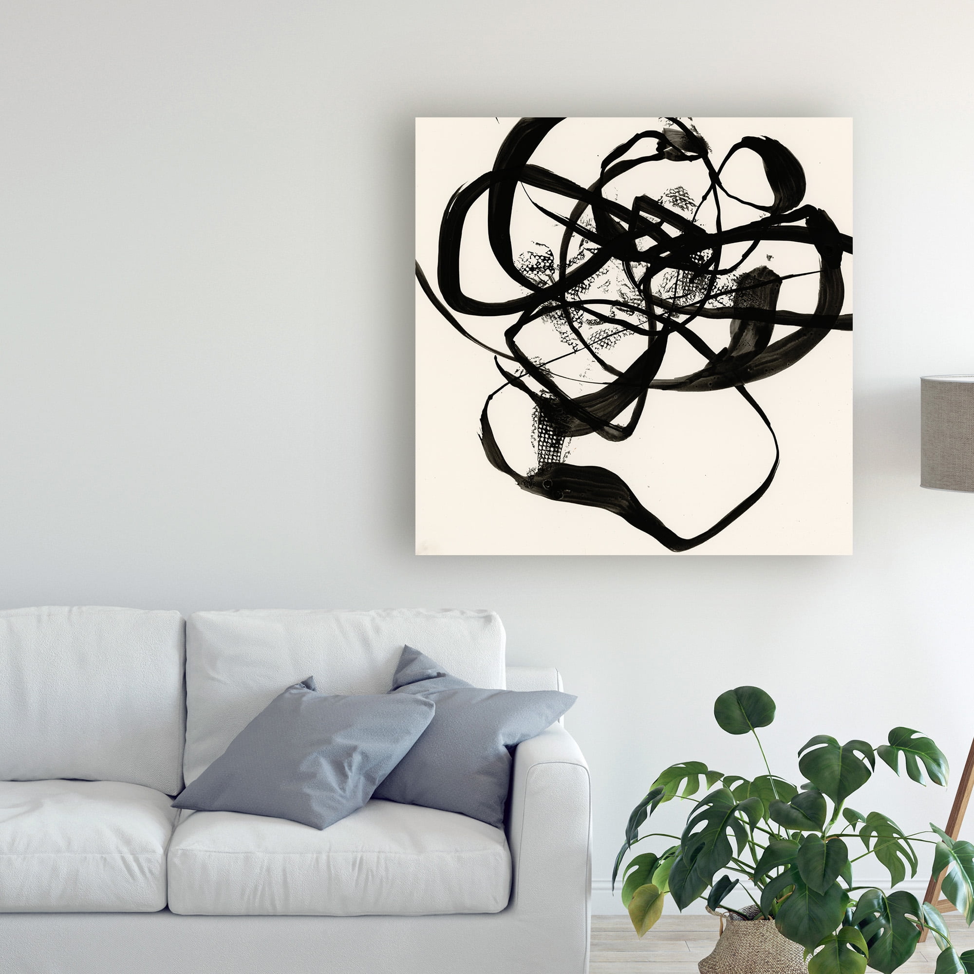 Trademark Fine Art 'Sumi E Abstract I' Canvas Art by Jennifer Goldberger