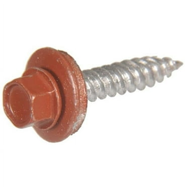 Hillman Fasteners 47730 10 x 1.5 in. Red Painted Hex Self-Piercing Sheeter Screws