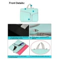 thumbnail image 6 of IClover 15 Inch Water Resistant Thickest Protective Slim Laptop Case for Macbook Apple Samsung Chromebook HP Acer Lenovo Portable Laptop Sleeve Liner Package Notebook Case Soft Sleeve Bag Green, 6 of 8