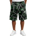 thumbnail image 2 of Delconic Men Realistic Tree Branch Camo Quick Dry Casual Cargo Shorts Skin Friendly Elastic Waist Deep Storage Side Pockets Short Trousers For Spring Summer Daily Green M, 2 of 6