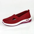 thumbnail image 6 of Juslio Womens Slip on Shoes Shoes Women Comfortable Walking Comfort Casual Sneakers Wine, 6 of 6
