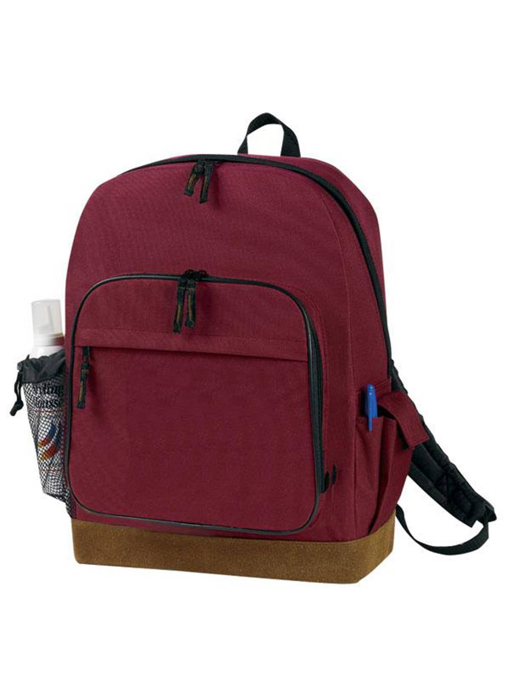 suede bottom backpack
