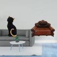 thumbnail image 2 of Figura de gato de resina, modelo de sofá o silla, escultura decorativa de animal, adorno coleccionable para sala de estar, dormitorio, estantería, mic, 2 of 8