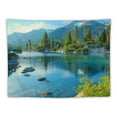 thumbnail image 5 of PRATYUS  Mountain Lake Tapestry Wall Hanging Ocean Tapestry Blue Lake View Sand Beach  ForestLandscape Tapestry Wall Hanging for Bedroom Aesthetic Living Room Dorm Decor, 5 of 6