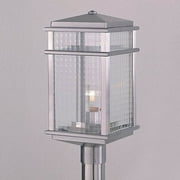 Feiss Monterey Coast Outdoor Post Lantern - 19.25H in. Brushed Aluminum
