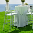 thumbnail image 6 of Luxury Commercial Living 44.5" White Glossy Outdoor Patio Bar Stool, 6 of 9