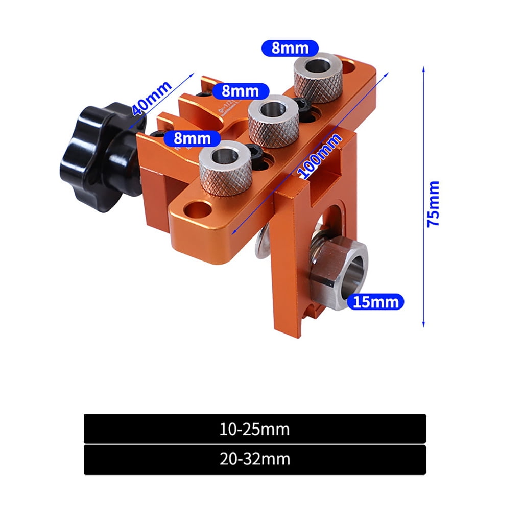 Woodworking Punch Hole Locators Self Centering Doweling Jig for Carpentry Tool