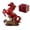 A-Box, variant on Ceramic Horse Statue, Chinese Feng Shui Red Horse Figurines for Fire Horses Year 2026,Fire Horses Figurine, Animal Sculpture Home Tabletop Ornament with Small Wooden Base and Gift Box