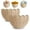 2Pcs, variant on Scalloped Wicker Wall Basket, Scalloped Hanging Rattan Basket for Organizing, Wall Mounted Basket, Hanging Storage Basket for Front Door Bedroom