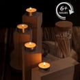 thumbnail image 3 of PYAN-Soy Tea Lights Candles 50 Pack, Unscented White Tealight Candles Bulk-6 Hours Long Burning, Small Mini Tea Light Votive Candles-Burn Clean, Soy Wax Melts Emergency Tea Lights, 3 of 3