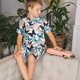thumbnail image 4 of Balery Butterfly Conjunto de Pijama Infantil de Manga Corta con Estampado – Ropa de Dormir de Algodón Suave-Medium, 4 of 6