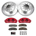 thumbnail image 2 of PowerStop Front Z36 Truck & Tow Brake Pad and Rotor Kit with Red Powder Coated Calipers Fits: FORD Select Models KC8029-36, 2 of 4