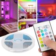 thumbnail image 1 of Tira de luz LED Jadeshay 5050 RGB 30LED 5 m con control remoto, 1 of 8