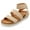 NUDE, variant on Dream Pairs Women's Open Toe Ankle Strap Espadrille Flatform Platform Wedge Sandals