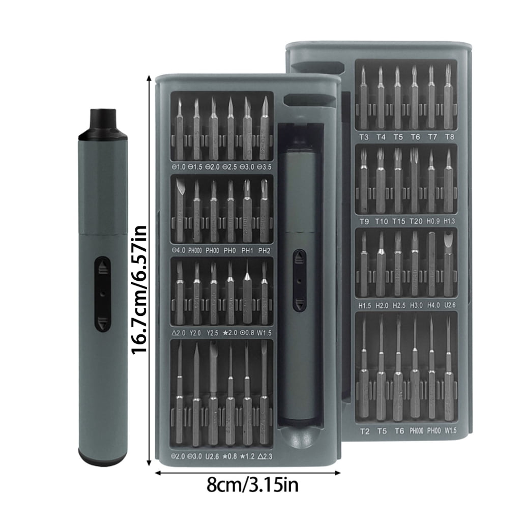 MOMOJIA Professional 50in1 Electric Screwdriver Set Lightweight Design 4 LED Light For DIY Tasks