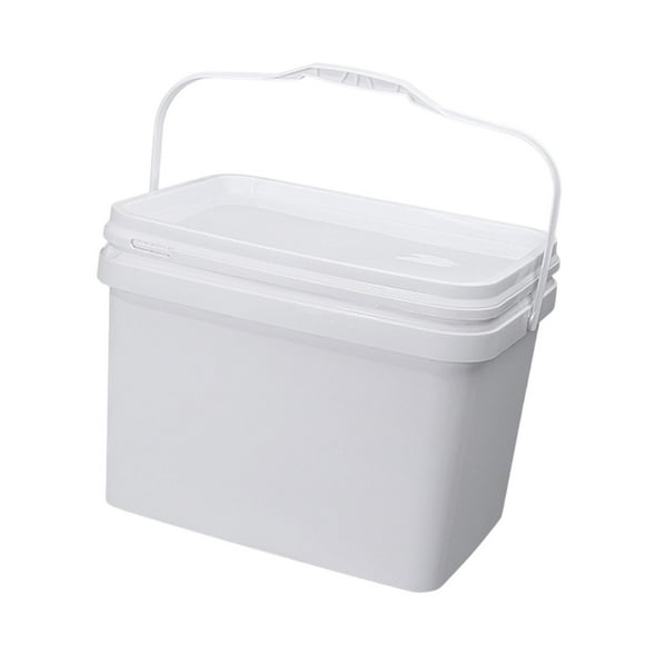 Cubo rectangular Soledad de 10 L Multiusos para Limpieza del hogar con tapa