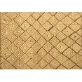 thumbnail image 1 of Ahgly Company Indoor Rectangle Abstract Brown Modern Area Rugs, 4' x 6', 1 of 4