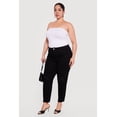 thumbnail image 2 of Women's Plus Size WAX High Waisted Distressed Mom Jeans, 2 of 4