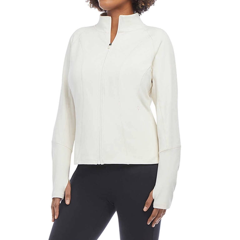 Danskin Women's Contour Yoga Jacket (Birch, Large) - Walmart.com