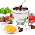 thumbnail image 3 of Ceramic Butter Warmer Set with 32 Tealight Candles for Cheese, Chocolate, Fondue and Seafood, 3 of 6