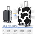 thumbnail image 4 of Yiaed Cow Print Black White Print Travel Luggage Cover Suitcase Protector Fits 18-32 Inch Luggage Wheel Covers Patterned Elastic Luggage Anti-scratch（No luggage）-Large, 4 of 5