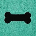 thumbnail image 4 of DII Bone Dry Microfiber Dog Bath Towel with Embroidered Paw Print - 44x27.5" - Green, 4 of 8