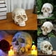 thumbnail image 4 of Cráneo Decoración Cráneo, Día de los Muertos Decoración Cráneo Humano Resina Modelo Arte, 4 of 5
