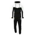 thumbnail image 5 of KaLI_store Sweatsuits for Men Mens Sweatsuits 2 Piece Casual Tracksuits Camo Hoodie Jogging Sweatpants Suit White,S, 5 of 5