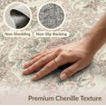 thumbnail image 6 of ODIKA Pink Distressed Vintage Ornamental Featuring Border Tug for Home Office, Gaming Room, Under Desk, Non-Slip Chair-Friendly, 6 of 7