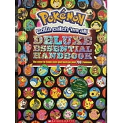 Pre-Owned Pokemon Deluxe Essential Handbook B&N exclusive edition with Vinyl Poster (Hardcover) 1338131362