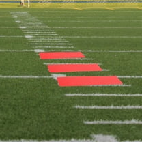 WEUVEB Sports Field Marker Red 6Pcs 13.6x2.8x0.1In